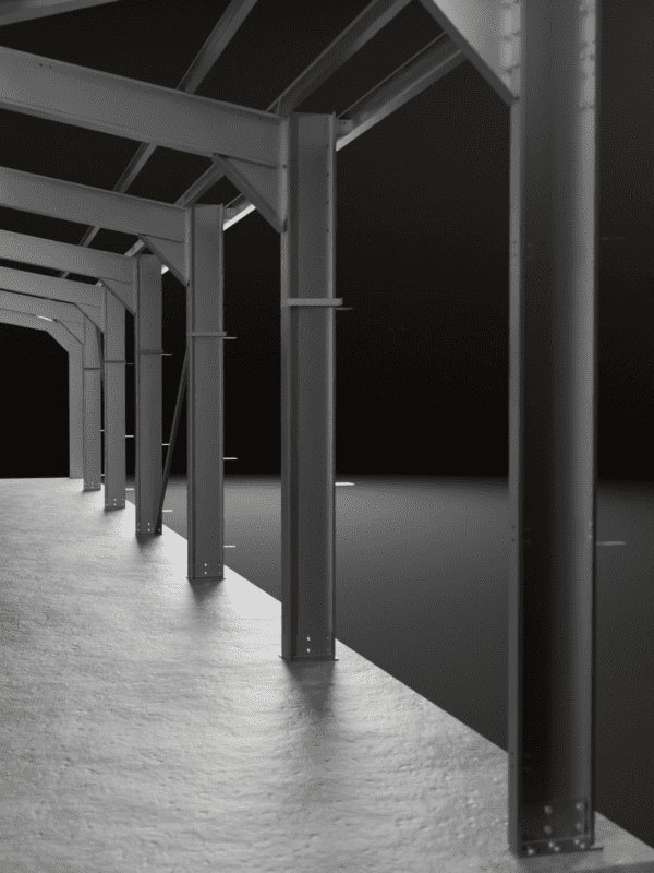 3D Steel Columns for a Steel Framed Structure