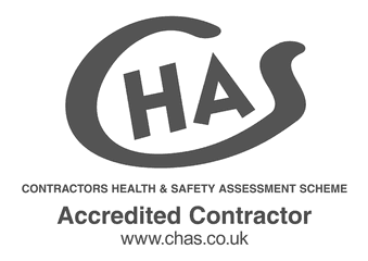 CHAS accreditation logo in grey