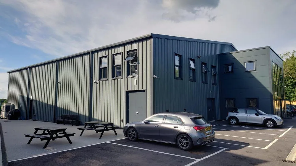 Aircraft Hangar with Offices and Carpark